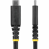 StarTech.com 2m (6.6ft) USB4 Cable, 20Gbps, USB-IF Certified USB-C Cable, 240W PD EPR, 4K 120Hz DP 1.4, TPE Jacket, Black USB-C Cord