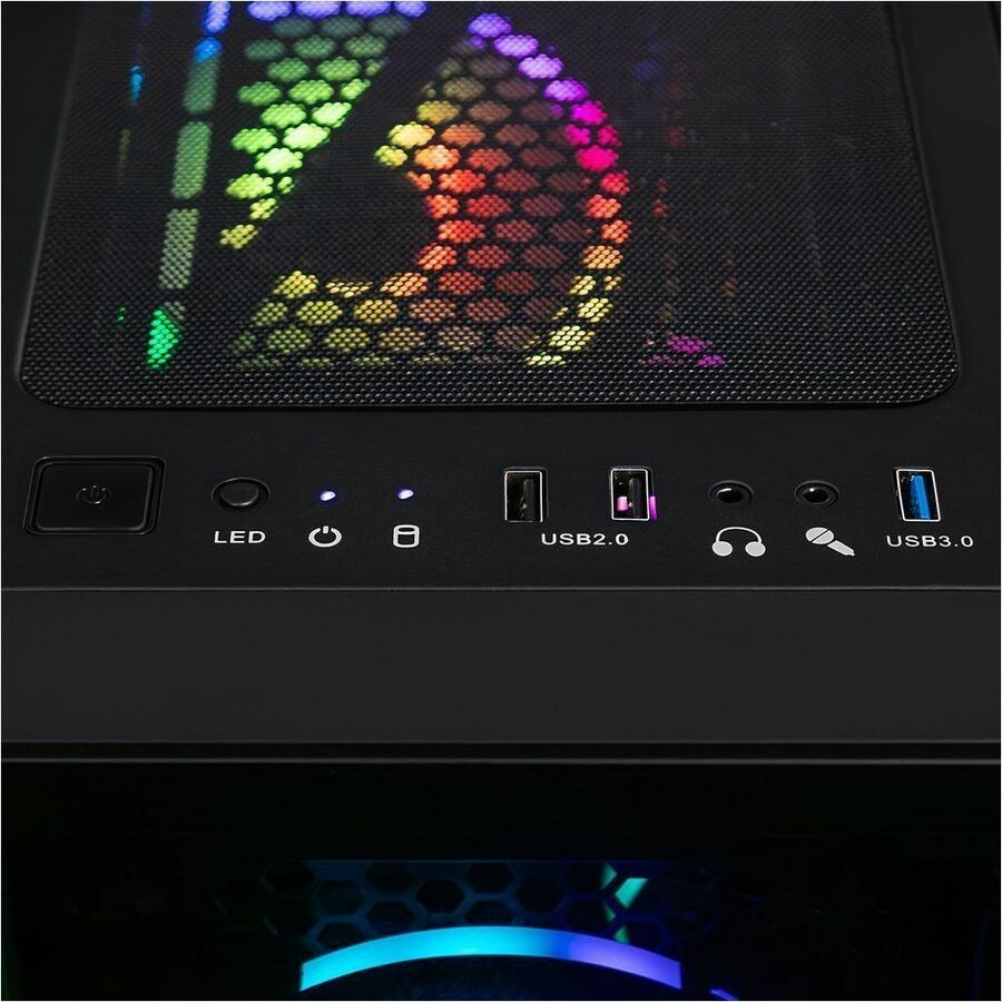 CLX SET TGMSETIGE4900BM Gaming Desktop Computer - AMD Ryzen 7 8700G - 16 GB - 1 TB PCI Express NVMe SSD - Mini-tower - Black