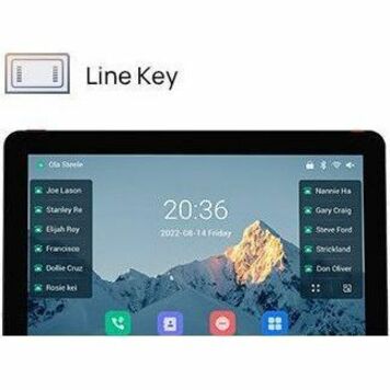 Yealink SIP-T87W IP Phone - Corded - Corded/Cordless - Wi-Fi, Bluetooth, DECT - Wall Mountable, Desktop - Classic Gray