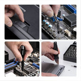 StarTech.com 40-Piece Computer Repair Toolkit for Laptop/PC/Electronics/Phone, 30-Bit Precision Screwdriver Set, Magnetic Tray/Pry Tools