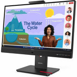 Lenovo ThinkVision T24D-4v 24" Class Webcam Full HD LED Monitor - 16:9 - Eclipse Black