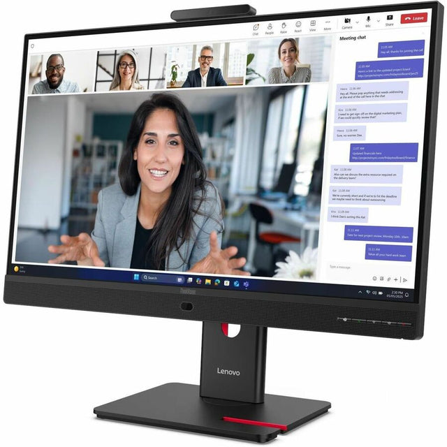 Lenovo ThinkVision T27QD-4v 27" Class Webcam WQHD LED Monitor - 16:9 - Eclipse Black