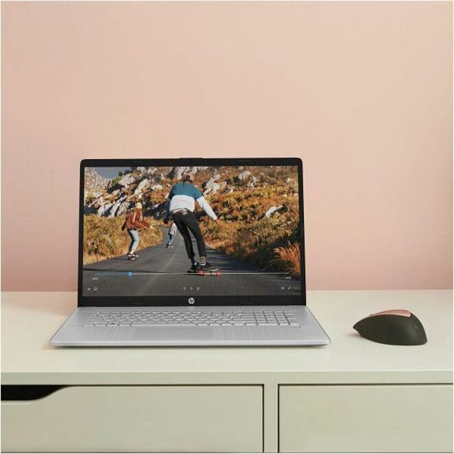 HP 17-cn3000 17-cn3003dx 17.3" Notebook - HD+ - Intel N-Series i3-N305 - 8 GB - 256 GB SSD - Natural Silver