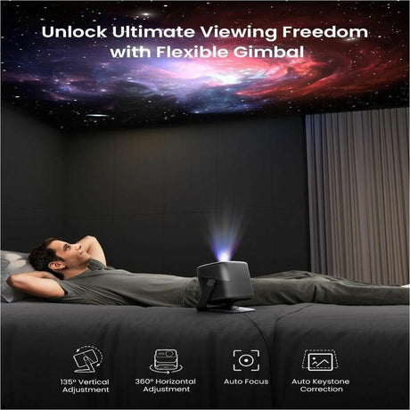 JMGO N1S Ultimate 3D DLP Projector - Portable, Wall Mountable, Ceiling Mountable