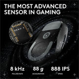 Logitech G PRO X SUPERLIGHT 2c wireless gaming mouse, 51 g pro-grade compact mouse with 5 programmable buttons, USB-C charging, 44K DPI sensor, up to 8 kHz polling for PC/Mac, Black