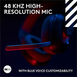 Logitech G Astro A20 X LIGHTSPEED Wireless Gaming Headset for PS5, Xbox, Switch, PC with 2-system PLAYSYNC Audio, Bluetooth, LIGHTSYNC RGB - Black