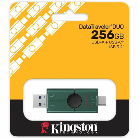 Kingston DataTraveler Duo 256GB (USB 3.2 (Gen 1) Type A + USB 3.2 (Gen 1) Type C) On-The-Go Flash Drive