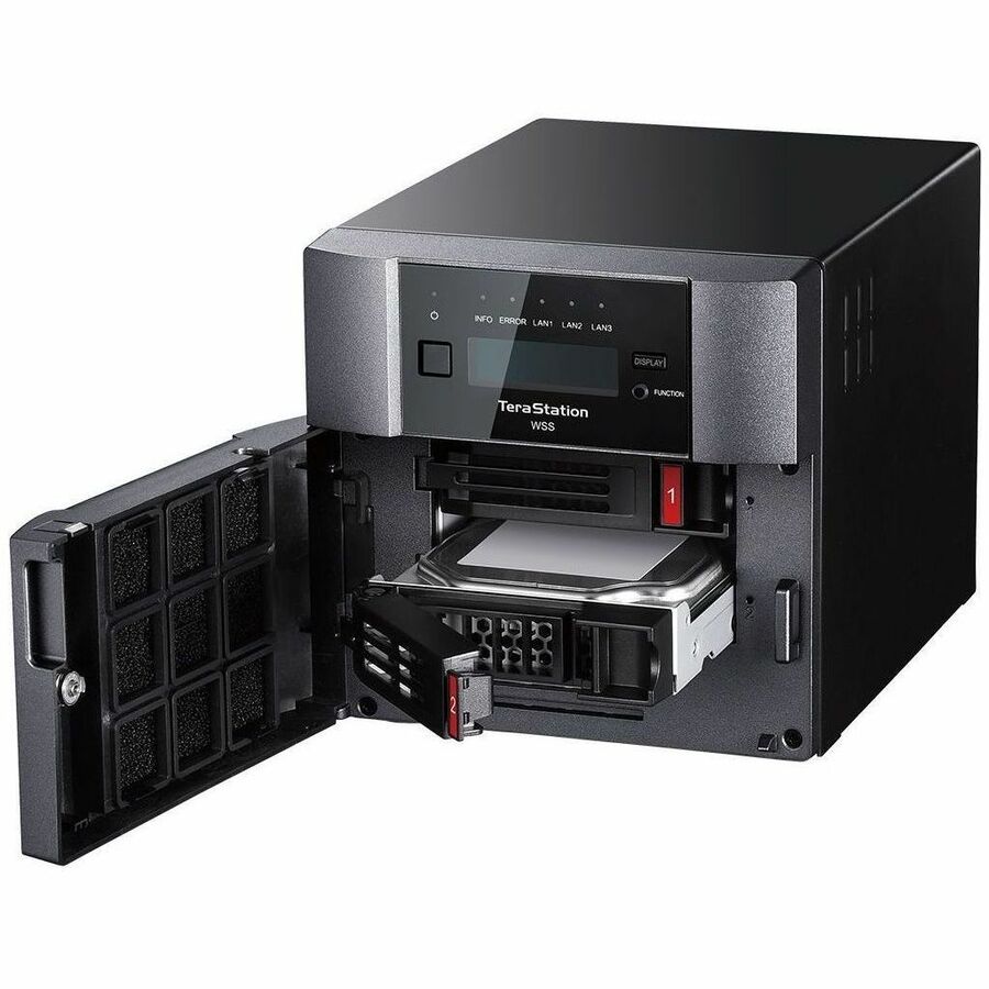 BUFFALO TeraStation WS5220DN 2-Bay Windows Server IoT 2025 Desktop NAS 4TB (2x2TB) HDD Included TAA Compliant