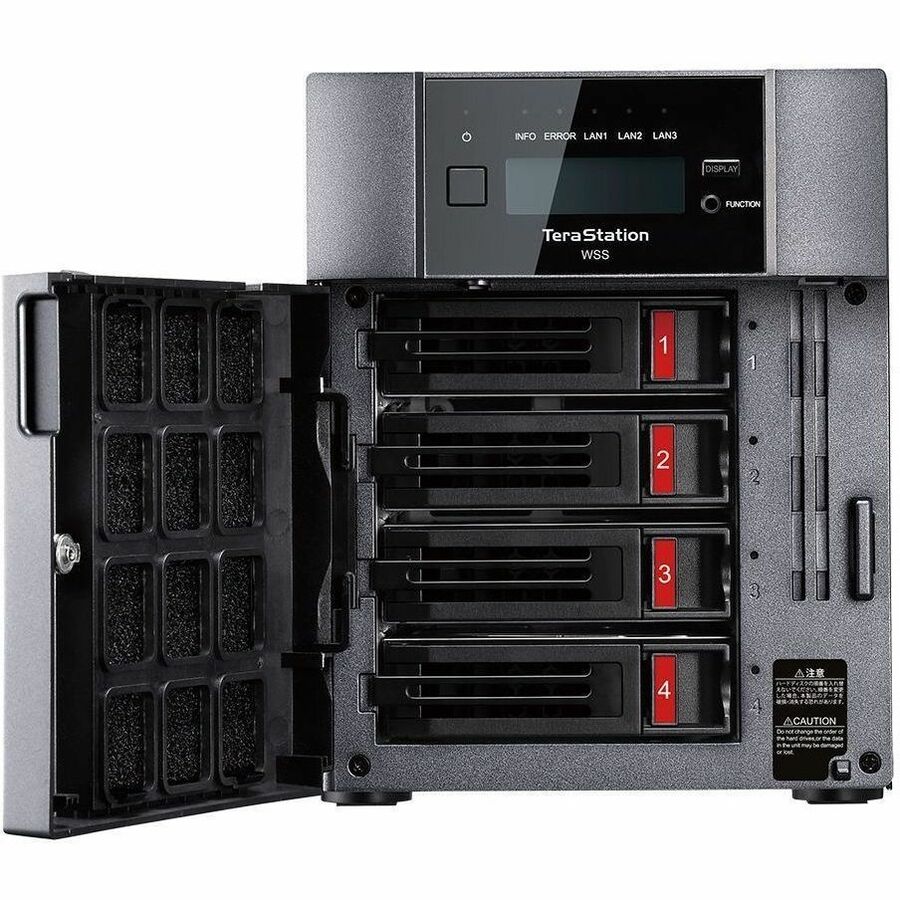 BUFFALO TeraStation WS5420DN 4-Bay Windows Server IoT 2025 Desktop NAS 48TB (4x12TB) HDD Included TAA Compliant