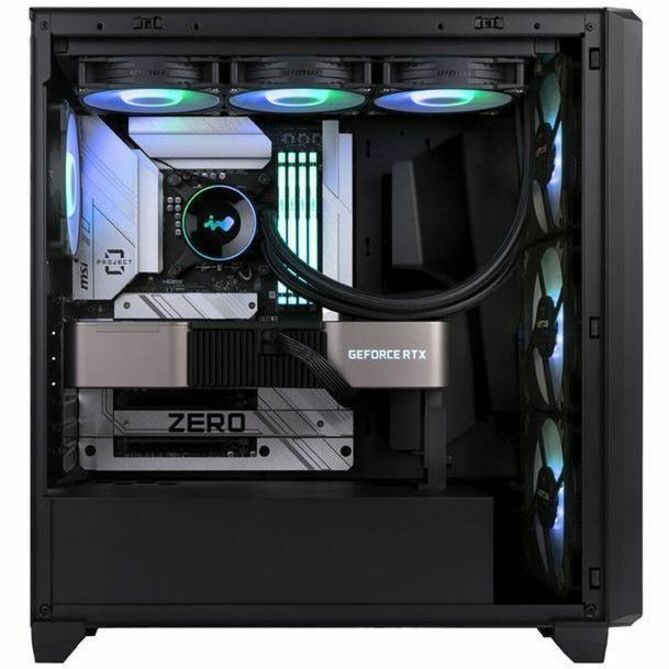 In Win IW-CS-D5BLK-1AN120 Gaming Computer Case