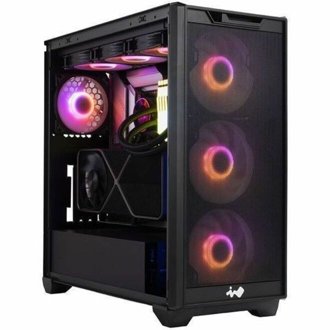 In Win IW-CS-D5BLK-1AN120 Gaming Computer Case