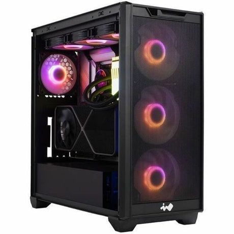 In Win IW-CS-D5BLK-1AN120 Gaming Computer Case
