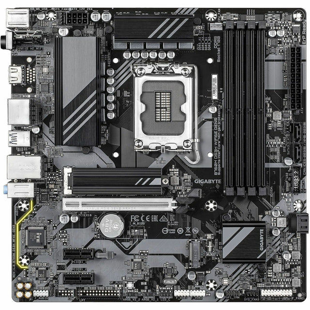 GIGABYTE Ultra Durable B760M DS3H WF6E GEN5 Gaming Desktop Motherboard - Intel B760 Chipset - Socket LGA-1700 - Micro ATX