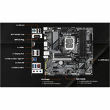 GIGABYTE Ultra Durable B760M DS3H WF6E GEN5 Gaming Desktop Motherboard - Intel B760 Chipset - Socket LGA-1700 - Micro ATX
