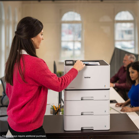 Brother HL-L8430CDWT Business Color Laser Printer with Dual Paper Trays, Low-Cost Printing, and Wireless Networking