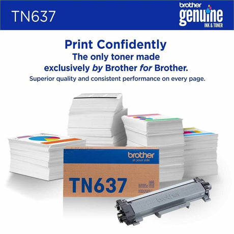 Brother TN637C Original Ultra High Yield Laser Toner Cartridge - Cyan Pack