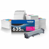Brother TN635XLM Original High Yield Laser Toner Cartridge - Magenta - 1 Pack