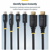 StarTech.com 3ft (1m) Certified Ultra High Speed HDMI Cable, 8K 60Hz/4K 120Hz, HDMI 2.1 Cable with HDR10+ / eARC, 48Gbps, 8K HDMI Cord