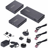 StarTech.com 2-Port HDMI Extender and Splitter Over CAT6, 4K 60Hz, Up to 230ft (70m), 1x2 HDMI over Ethernet Distribution Kit, 1 In 2 Out