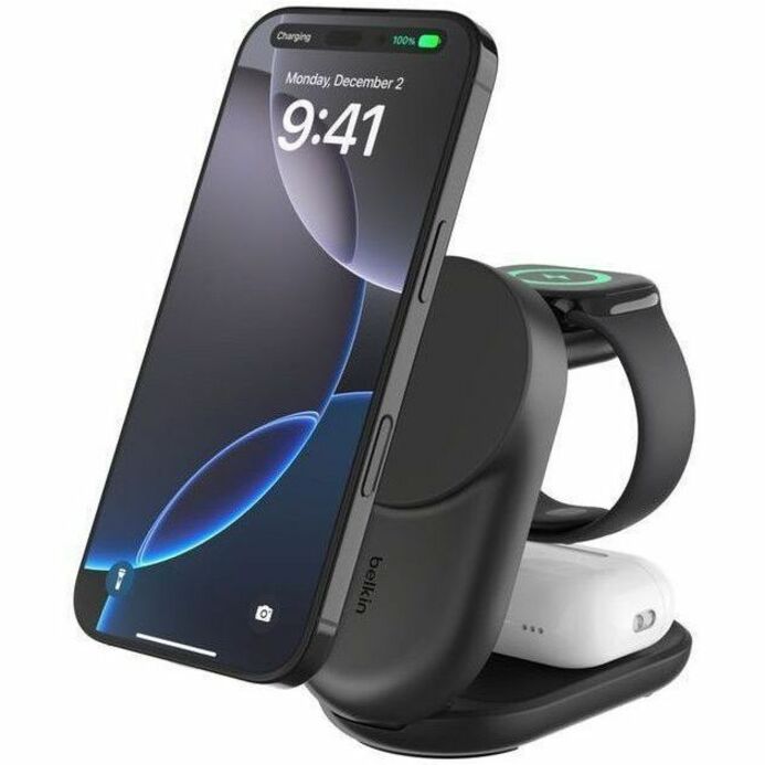 Belkin UltraCharge 3-in-1 Foldable Magnetic Charger with Qi2 25W