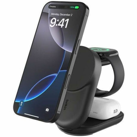 Belkin UltraCharge 3-in-1 Foldable Magnetic Charger with Qi2 25W