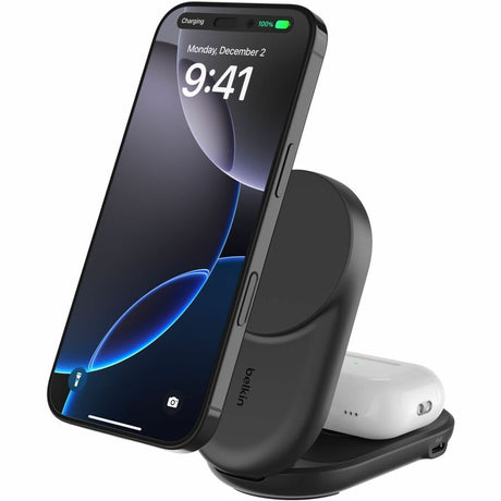 Belkin UltraCharge 2-in-1 Foldable Magnetic Charger with Qi2 25W