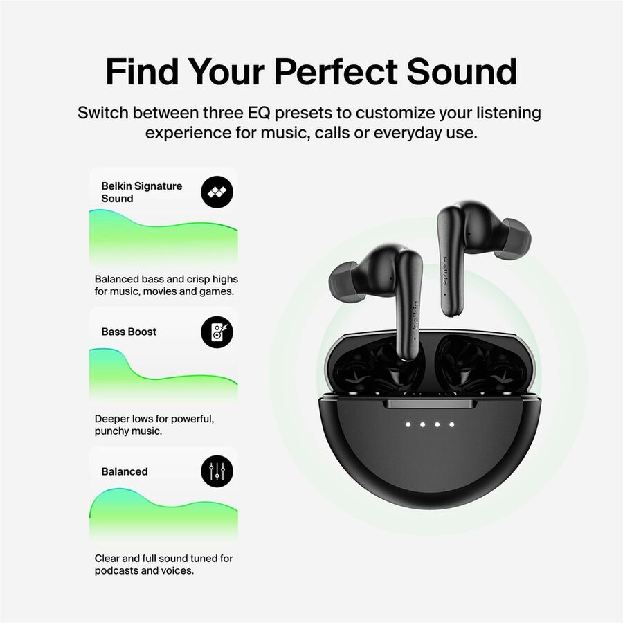 Belkin SoundForm Rhythm ANC Wireless Earbuds