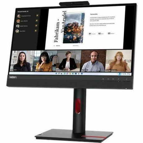 Lenovo ThinkVision TIO22Gen5 22" Class Webcam Full HD LED Monitor - 16:9 - Black