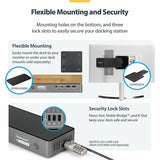 StarTech.com Triple-Monitor USB-C Docking Station, 140W Laptop Charging Dock for MacBook Pro and Windows, 4K 60Hz, TAA