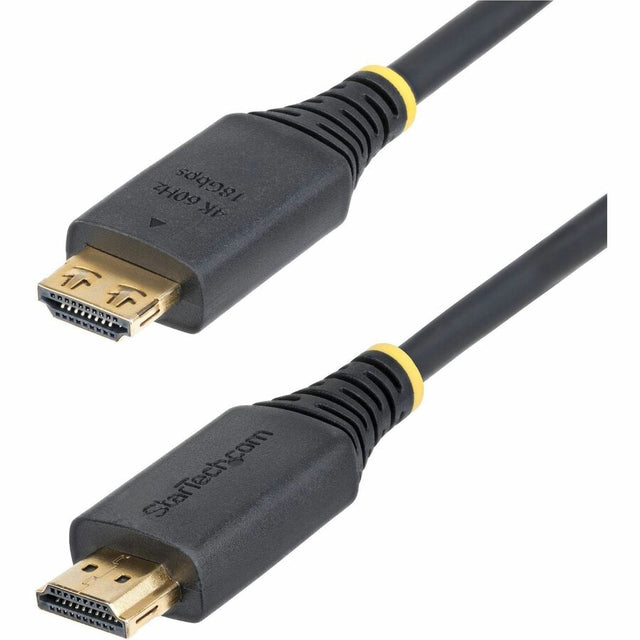 StarTech.com 8ft (2.4m) High Speed HDMI Cable with Gripping Connectors, 4K 60Hz/1440p 144Hz, 18Gbps, UHD HDMI 2.0 Cord, TPE Jacket