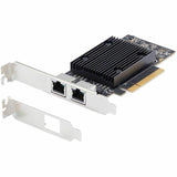 StarTech.com 2-Port PCIe 10Gb Ethernet Network Card, Dual RJ45 10GBase-T/Gigabit, Broadcom BCM57416 Chipset, NIC Card, Windows & Linux