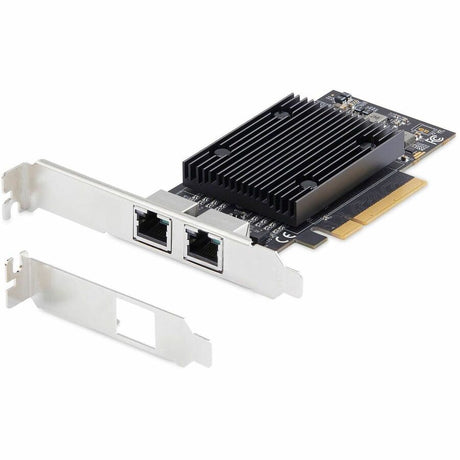 StarTech.com 2-Port PCIe 10Gb Ethernet Network Card, Dual RJ45 10GBase-T/Gigabit, Broadcom BCM57416 Chipset, NIC Card, Windows & Linux