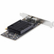 StarTech.com 2-Port PCIe 10Gb Ethernet Network Card, Dual RJ45 10GBase-T/Gigabit, Broadcom BCM57416 Chipset, NIC Card, Windows & Linux