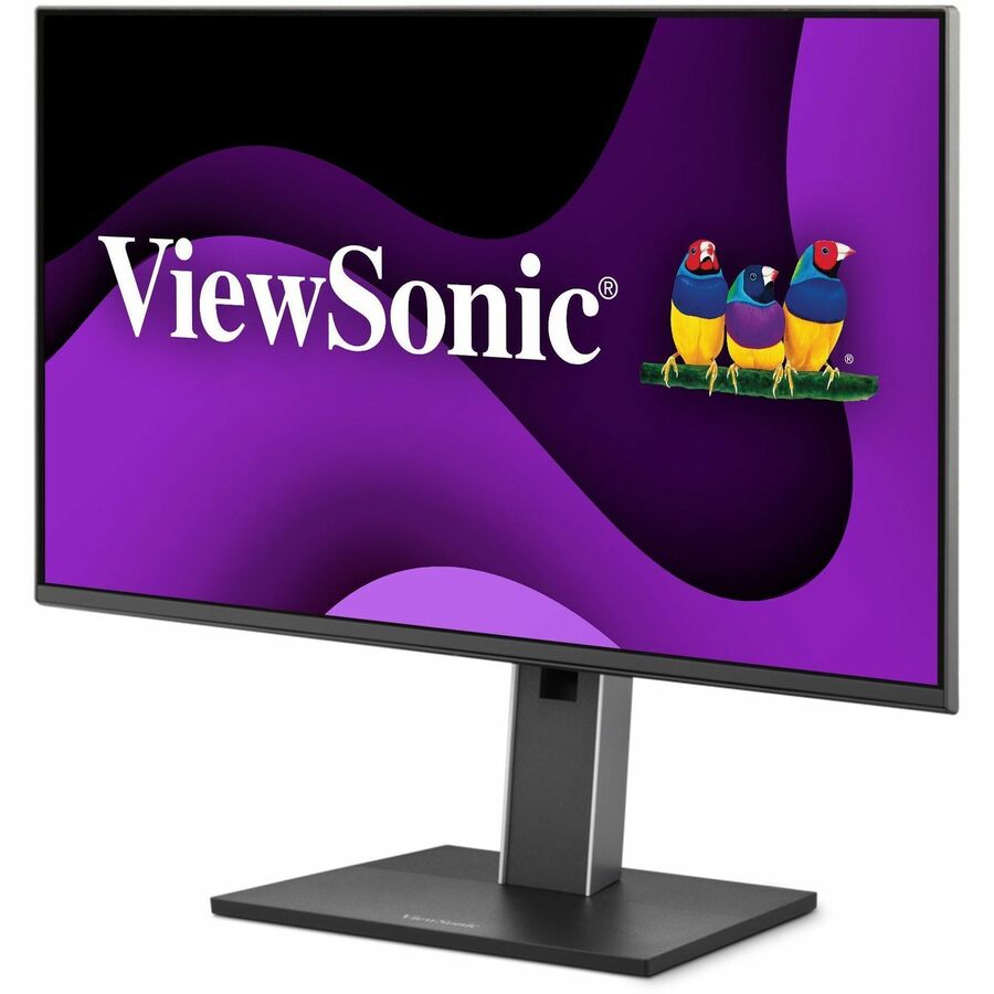 ViewSonic VG2451 24 Inch IPS 1080p Ergonomic Monitor with Full Adjustability, 100Hz, 4-Port USB Hub, HDMI, DisplayPort, and USB C Inputs for Home and Office