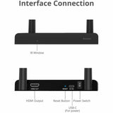 SIIG Full HD Wireless HDMI Extender with IR - Receiver - 1080p - Up to 492ft - Up to 1x4