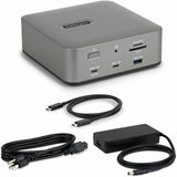 StarTech.com Thunderbolt 5 Docking Station, DP/HDMI, Triple Monitor Dock up to 4K 144Hz or Dual 8K 60Hz, 5x USB Ports/140W Laptop Charging