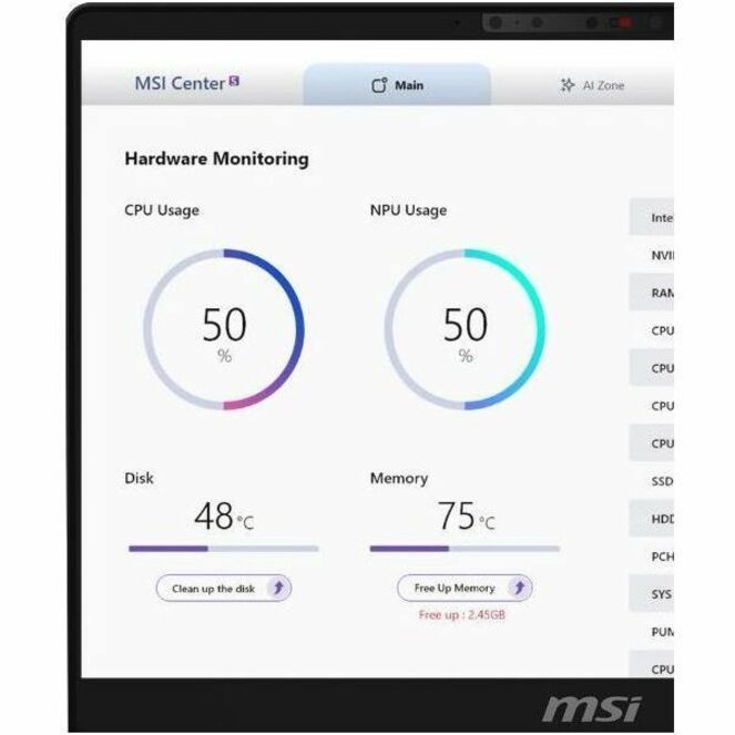 MSI A2HM VENTURE A16 AI A2HMTG-043US 16" Touchscreen Notebook - Full HD - AMD Ryzen 9 270 - 32 GB - 2 TB SSD