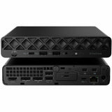HP EliteDesk 8 G1a Desktop Computer - AMD Ryzen 5 220 - 16 GB - 512 GB PCI Express NVMe 4.0 x4 SSD - Mini PC - Jack Black