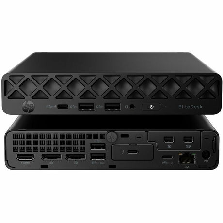 HP EliteDesk 8 G1a Desktop Computer - AMD Ryzen 5 220 - 16 GB - 512 GB PCI Express NVMe 4.0 x4 SSD - Mini PC - Jack Black