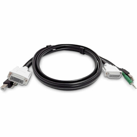 StarTech.com 6ft (1.8m) DVI KVM Cable, USB 2.0, 3.5mm Audio, Universally Compatible Combo Cable for KVM Switches, TAA