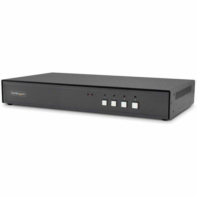 StarTech.com Secure 4-Port KVM Switch, HDMI or DisplayPort, 4K 60Hz, NIAP 4.0, CAC, Made in the USA
