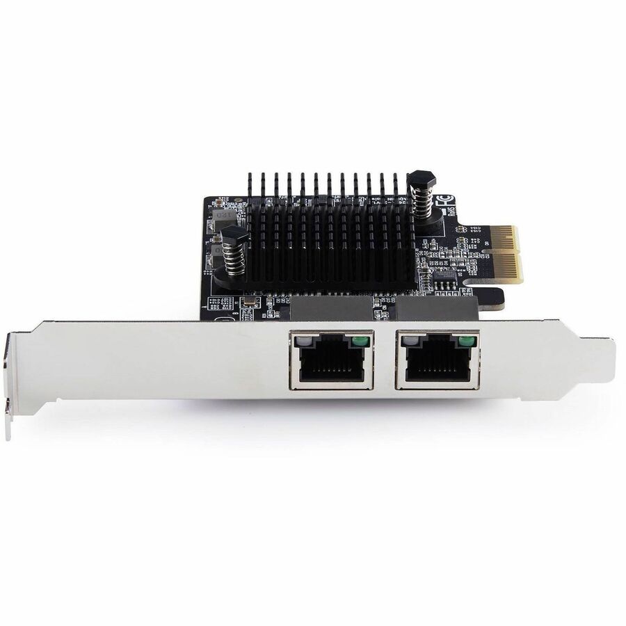 StarTech.com 2-Port 5G Gigabit PCIe Network Adapter Card, 5G/2.5G/1G/100M/10M, PCI Express NIC, Realtek RTL8126, Windows & Linux, TAA