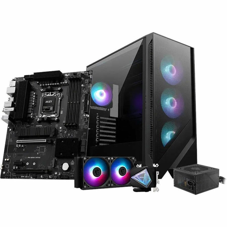 MSI B850-S WIFI6E Gaming Desktop Motherboard - AMD B850 Chipset - Socket AM5 - ATX