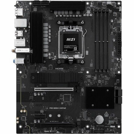 MSI B850-S WIFI6E Gaming Desktop Motherboard - AMD B850 Chipset - Socket AM5 - ATX