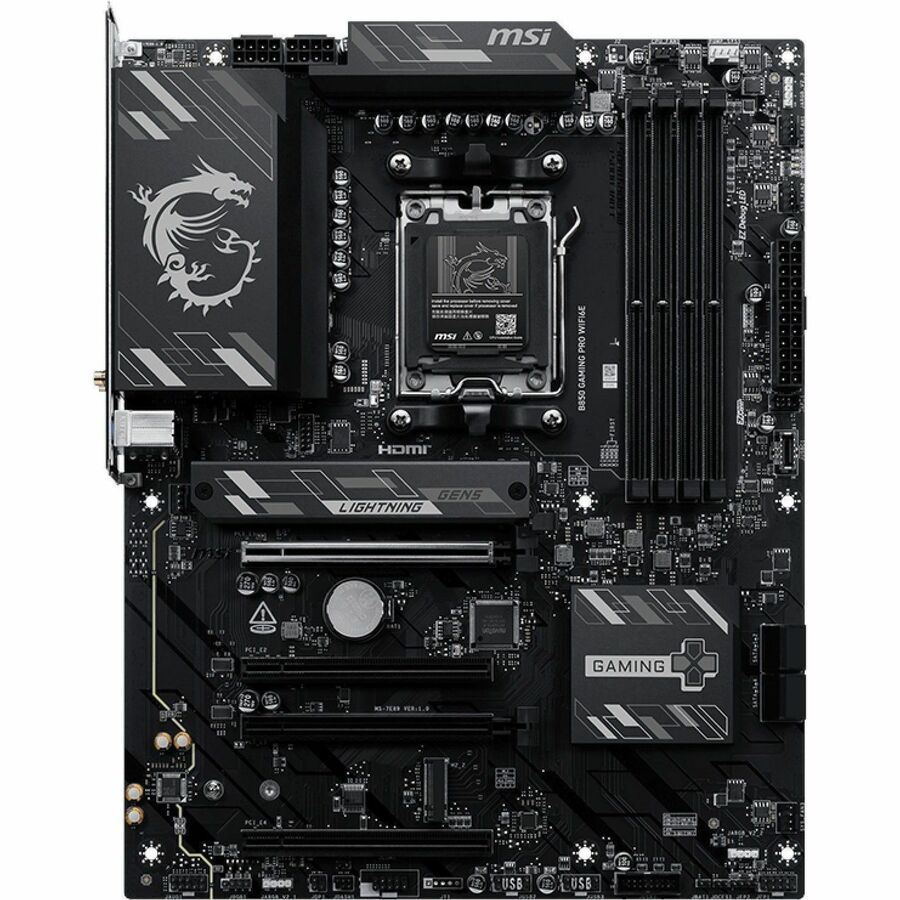 MSI B850 GAMING PRO WIFI6E Gaming Desktop Motherboard - AMD B850 Chipset - Socket AM5 - ATX