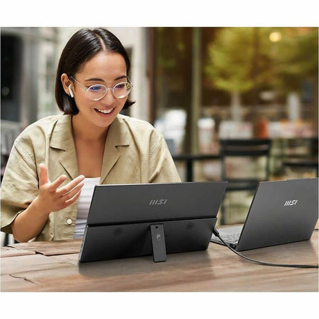 MSI Pro MP165 E6 16" Class Full HD LCD Monitor - 16:9 - Matte Black