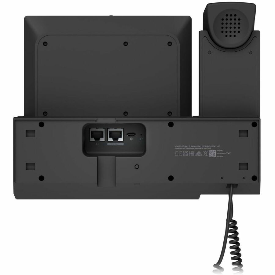 Ubiquiti G3 Touch Wall IP Phone - Corded - Corded/Cordless - Bluetooth, NFC, Wi-Fi - Built-in Camera - Wall Mountable - Black