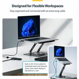 StarTech.com 4-Port USB-A Hub, 5Gbps, Bus Powered, USB-A to 4x USB-A Mini Hub, Extra Long 2ft/61cm Host Cable, 70% PCR Plastic Housing