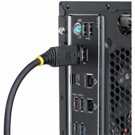 StarTech.com 2m (6.6ft) High Speed HDMI Cable with Gripping Connectors, 4K 60Hz/1440p 144Hz, 18Gbps, UHD HDMI Cord, TPE Jacket