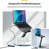 StarTech.com 4-Port USB-C Hub, 5Gbps, Bus Powered, USB-C to 4x USB-A Mini Hub, Extra Long 2ft/61cm Host Cable, 70% PCR Plastic Housing